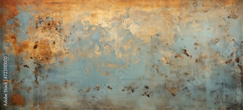 A textured background depicting the weathered surface of old iron, showcasing signs of metal corrosion and rust.
