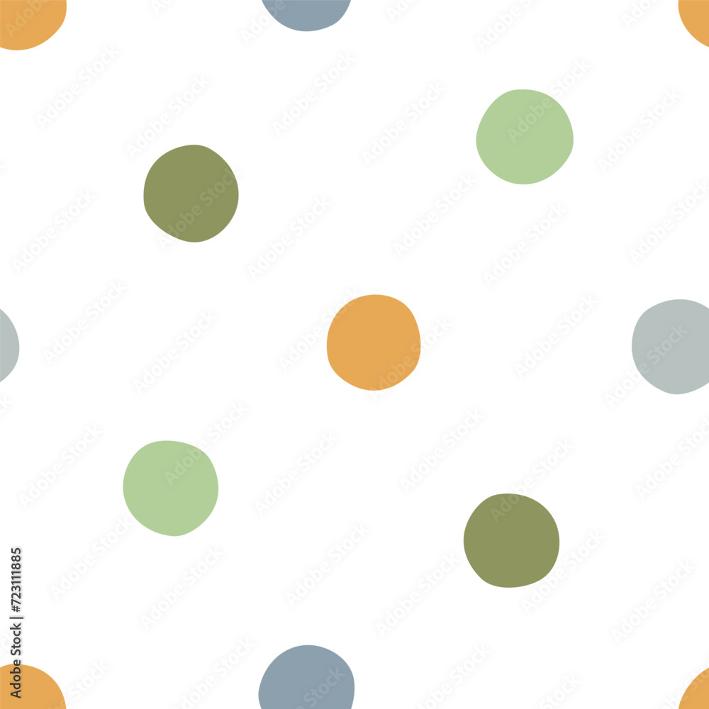 Seamless pattern with colorful dots Seamless pattern with colorful dots