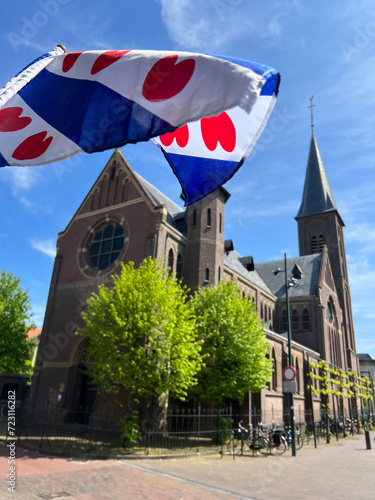 Frisian flag at Saint Boniface Church