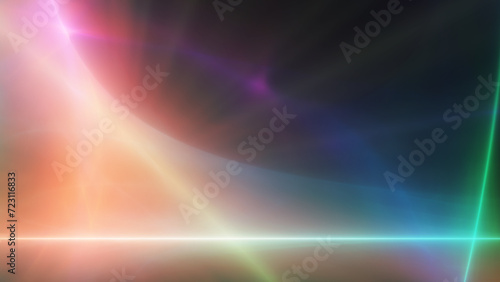 background neon line wave illustration