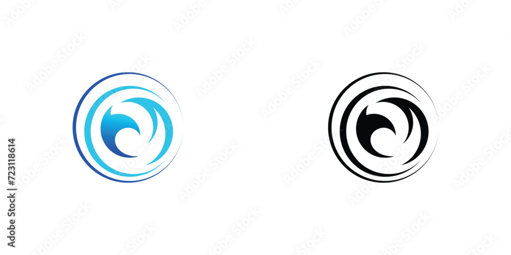 Simple water logo design with modern concept| premium vector Simple water logo design with modern concept| premium vector