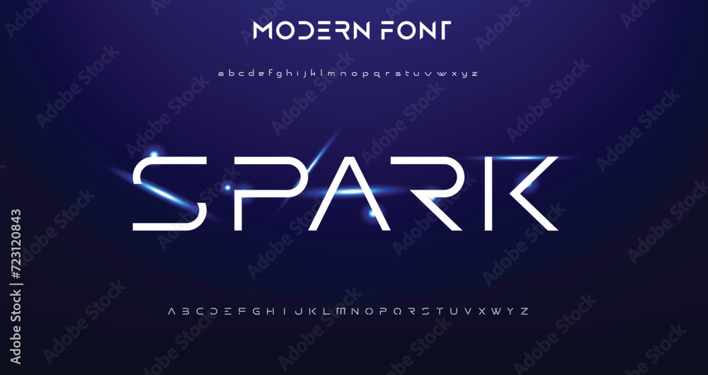 Abstract sci fi modern alphabet fonts. Science fiction typography sport, technology, fashion, digital, future creative logo font. vector illustration Abstract sci fi modern alphabet fonts. Science fiction typography sport, technology, fashion, digital, future creative logo font. vector illustration