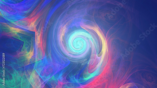 background abstract color mosaic fractal illustration