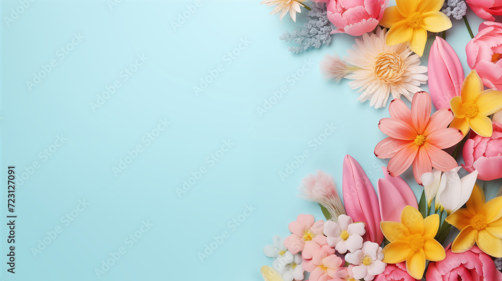 easter sale background with copy space , generated by AI