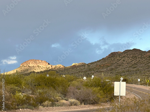 Views from the American Southwest - exploring the landscape 1.5 hours outside of Phoenix, Arizona towards Wickenburg photo