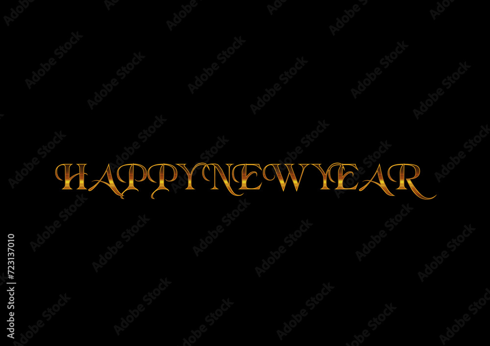 Happy new year. Golden background for flyer, poster, sign, banner, web, header. Abstract golden symbol text, type, quote. Light blur backdrop. Happy new year. Golden background for flyer, poster, sign, banner, web, header. Abstract golden symbol text, type, quote. Light blur backdrop.