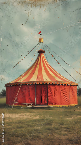 Traveling circus tent © Yi_Studio