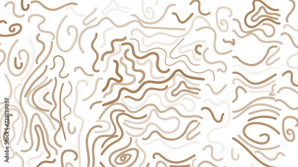 The beautiful abstract seamless pattern worms for background illustration