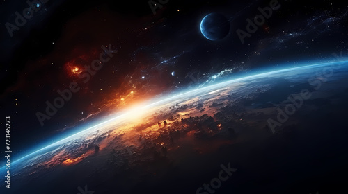 Enjoy breathtaking views of our beautiful planet from the vastness of space