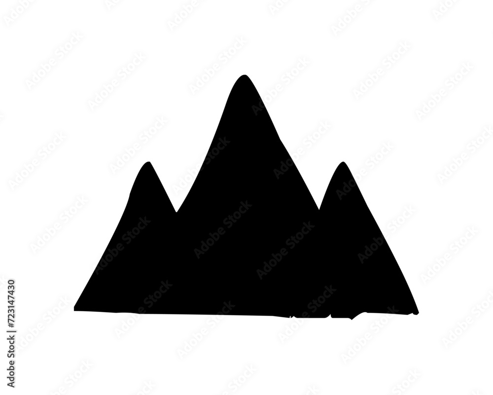 This is a vector in the shape of various mountains, made in black with a white background and with a large size so it won't break, very suitable for nature lovers. This is a vector in the shape of various mountains, made in black with a white background and with a large size so it won't break, very suitable for nature lovers.