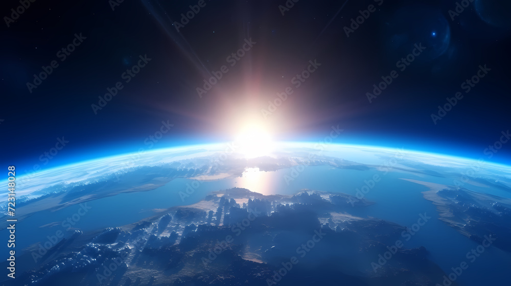 Enjoy breathtaking views of our beautiful planet from the vastness of space