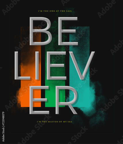 background with lines believer