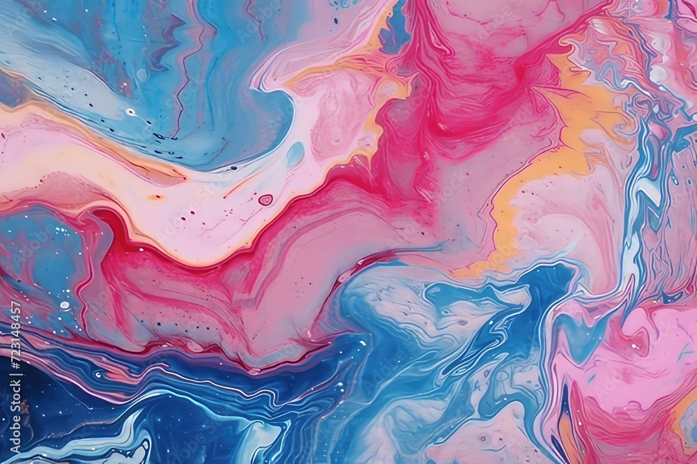 luxury abstract fluid art painting in alcohol ink technique.