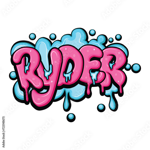 Fotografie graffiti lettering typography art illustration