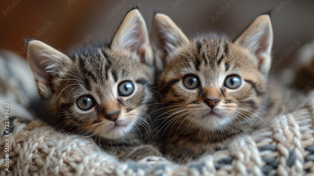 Playful Kittens, Adorable close-up of playful kittens engaged in cute interactions, conveying warmth and coziness Playful Kittens, Adorable close-up of playful kittens engaged in cute interactions, conveying warmth and coziness
