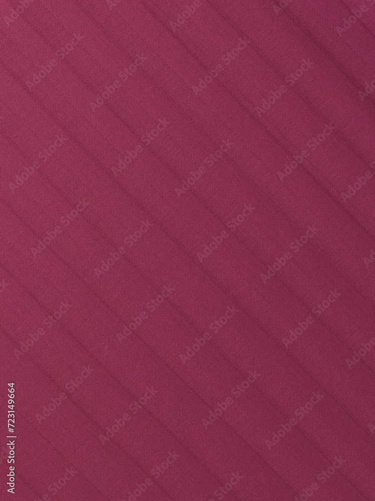 Fototapeta premium A FRAGMENT OF COTTON FABRIC. STRIPE SATIN. BRIGHT LINGONBERRY