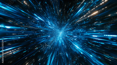 a blue space light is a blue light speed gradient in 