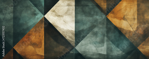 Abstract geometric art texture panorama background as wallpaper