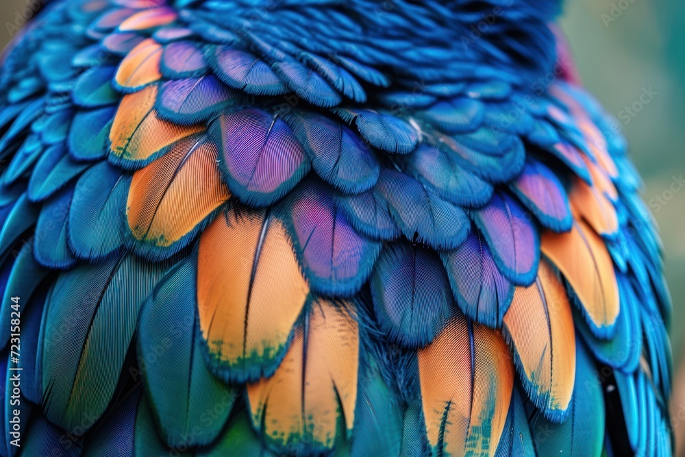 Bird s close up plumage backdrop