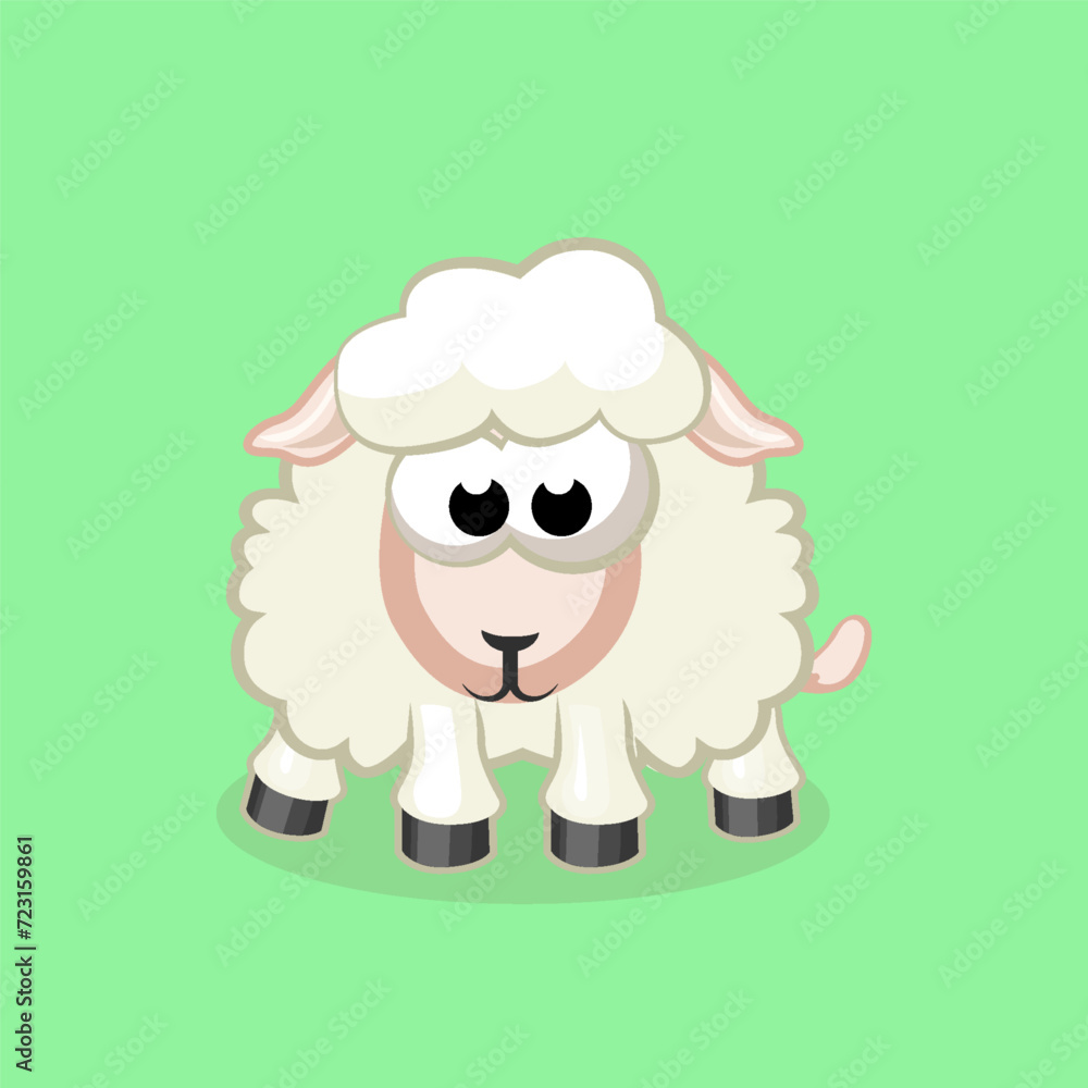 cute sheep cartoon with four legs cute sheep cartoon with four legs