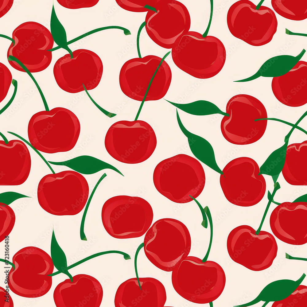 seamless pattern with cherry seamless pattern with cherry
