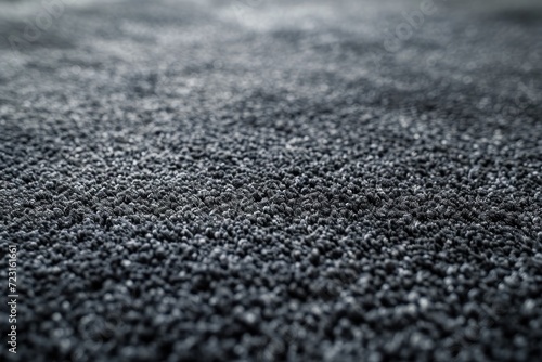 Close up of a gray carpet
