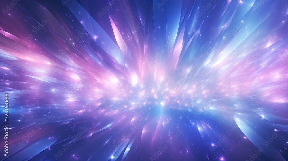 Pink and Blue Starlight Nebula Background