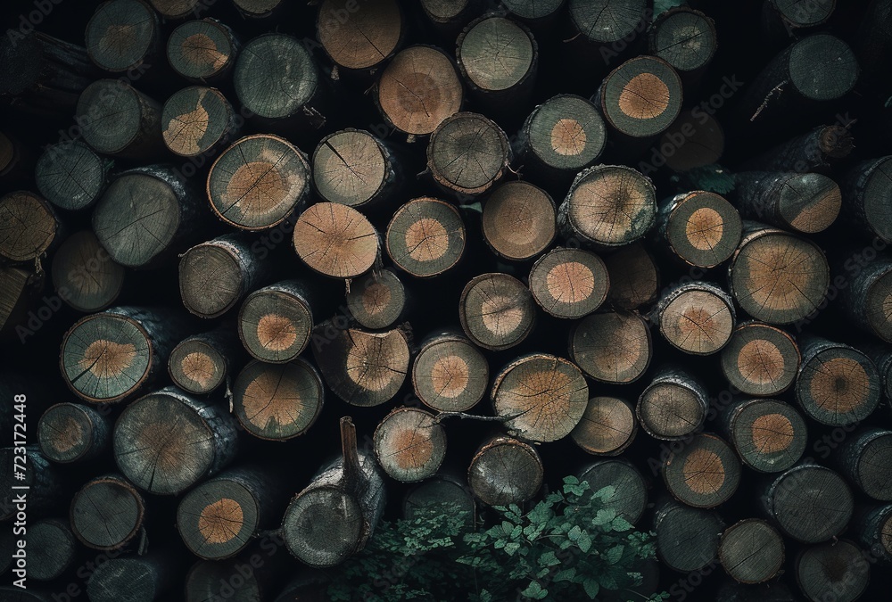 stack of firewood stack of firewood