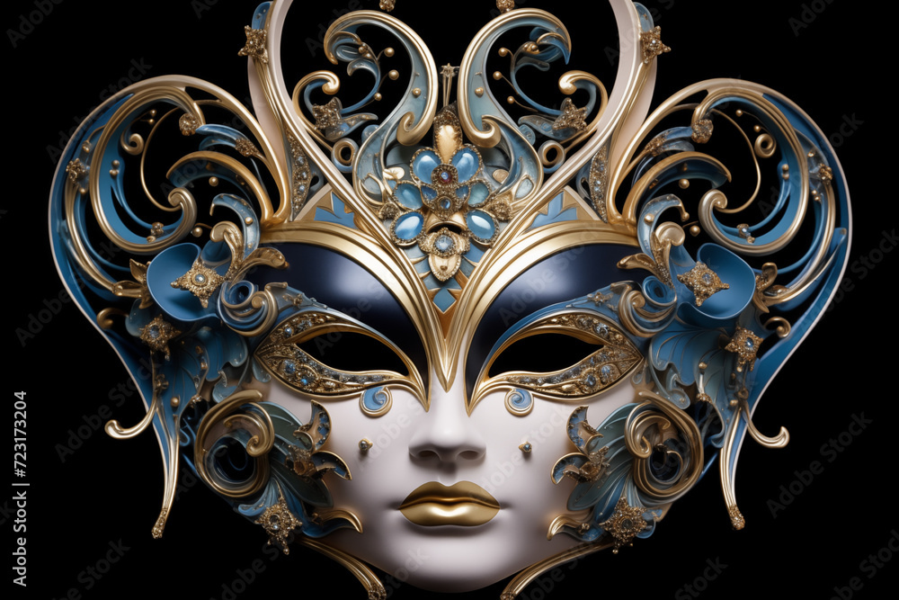 Cut-out opera carnival mask Cut-out opera carnival mask