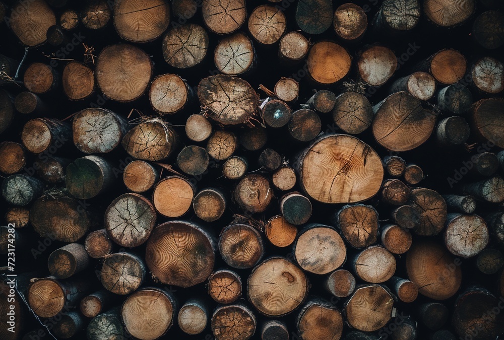 stack of firewood stack of firewood