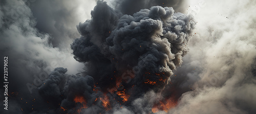 fire smoke bomb explosion, gas, burn 31