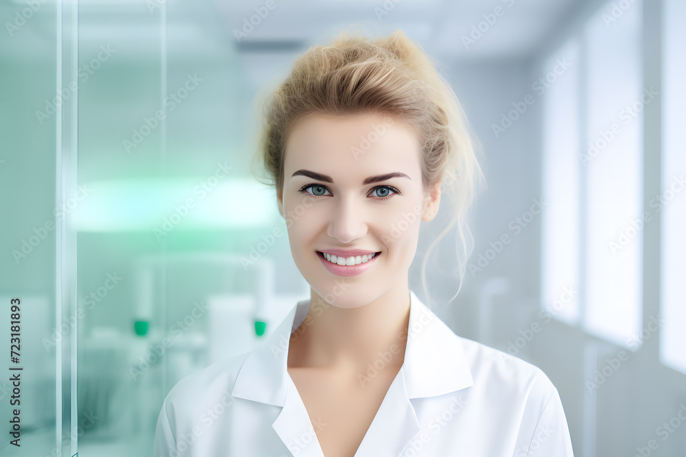 Confident Healthcare Professional Portrait. Generative AI Confident Healthcare Professional Portrait. Generative AI