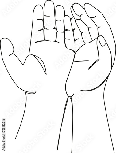 hands in prayer