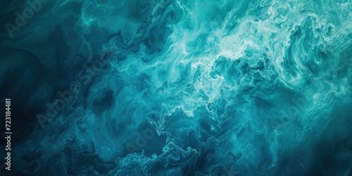 Teal Tempest  Abstract Teal Toned Background with Stormy Atmosphere