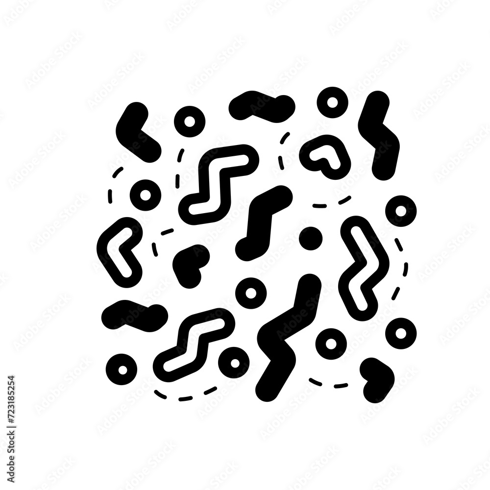 Birthday properti, confetti logo, vector, shape, symbol, arts, design, icon Birthday properti, confetti logo, vector, shape, symbol, arts, design, icon