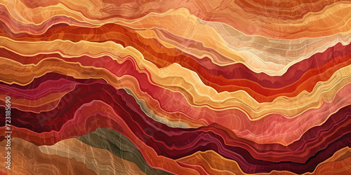 Crimson Canyons: Abstract Background with Crimson Red and Earthy Tones Inspired by Desert Canyons