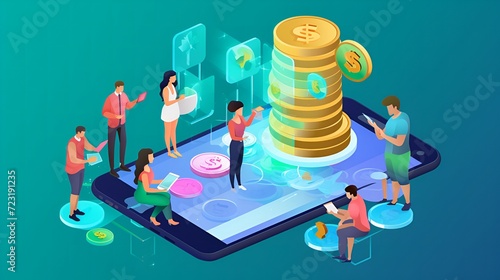 Wallpaper Mural Digital Defense: Cybersecurity Protection Shield in Virtual Space Torontodigital.ca