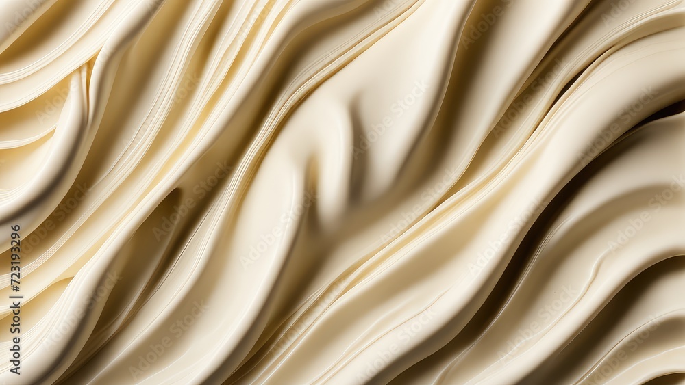 Vanilla ice cream on a white background Vanilla ice cream on a white background