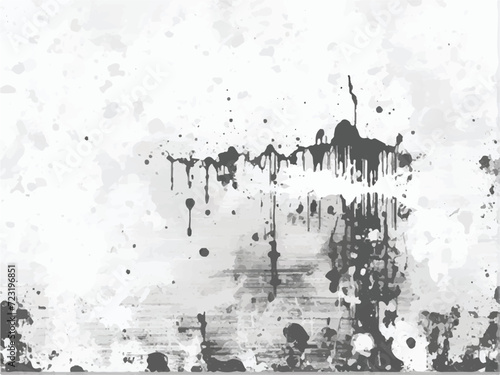 Fototapeta Naklejka Na Ścianę i Meble -  Black Grunge texture Isolated on a white background. Black and white grunge texture. Grunge background. Black abstract art. Grunge art. Eps 10.