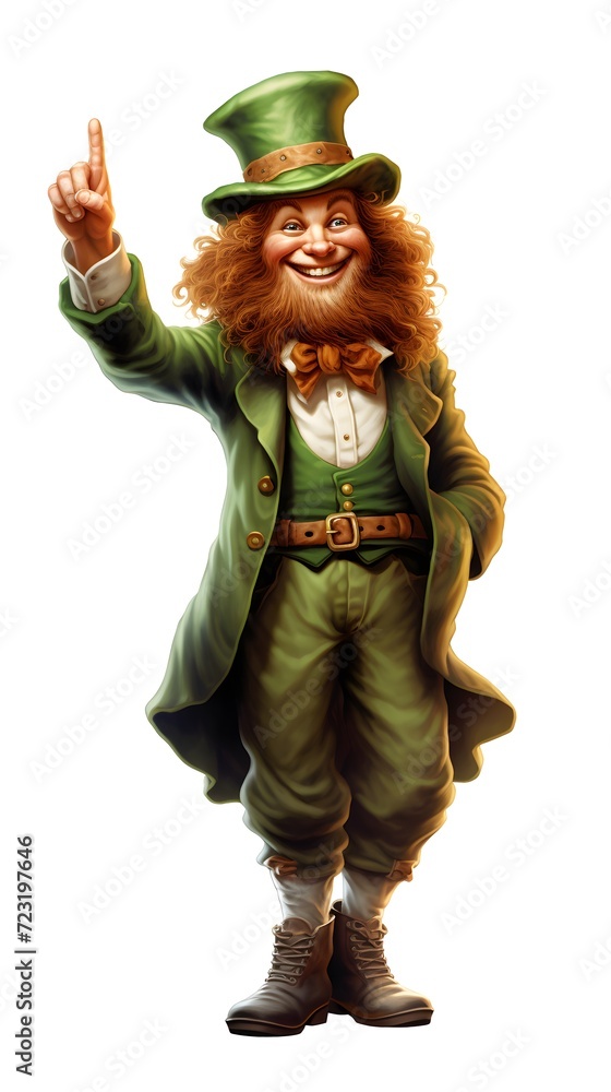 un leprechaun, symbole de la saint patrick, généré par IA un leprechaun, symbole de la saint patrick, généré par IA