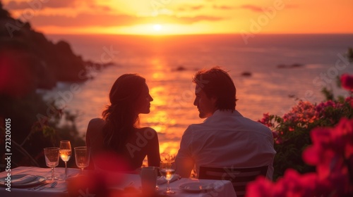 Romantic Escapes: Couples enjoying romantic moments in different settings, catering to the theme of love and relationships