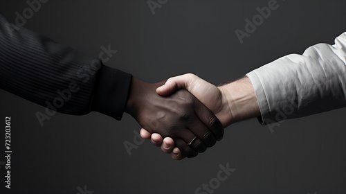 Agreement Sealed: Handshake between Two Business Professionals