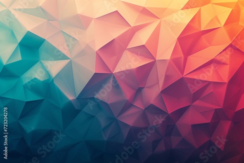 Abstract background with low poly design