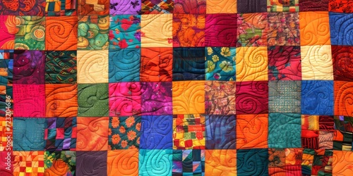 Abstract quilt background concept. 