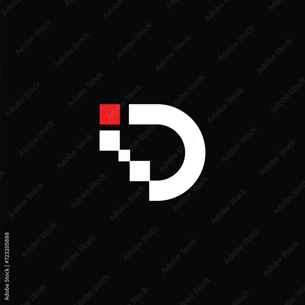 Monogram iD Letter Logo Design. Usable for Business Logo. Logo Element Monogram iD Letter Logo Design. Usable for Business Logo. Logo Element