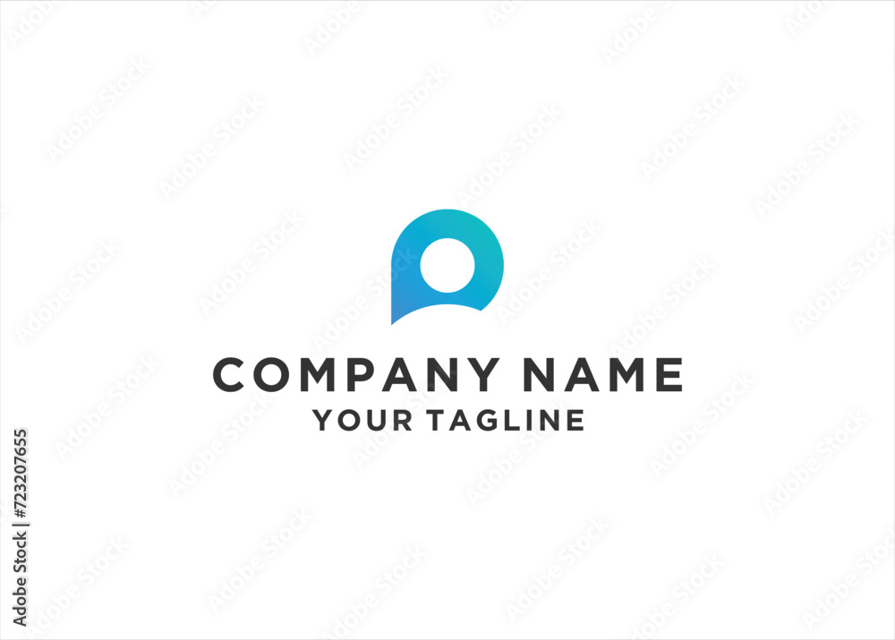 Initial Letter P Head Coach Logo Design Vector Illustration Initial Letter P Head Coach Logo Design Vector Illustration