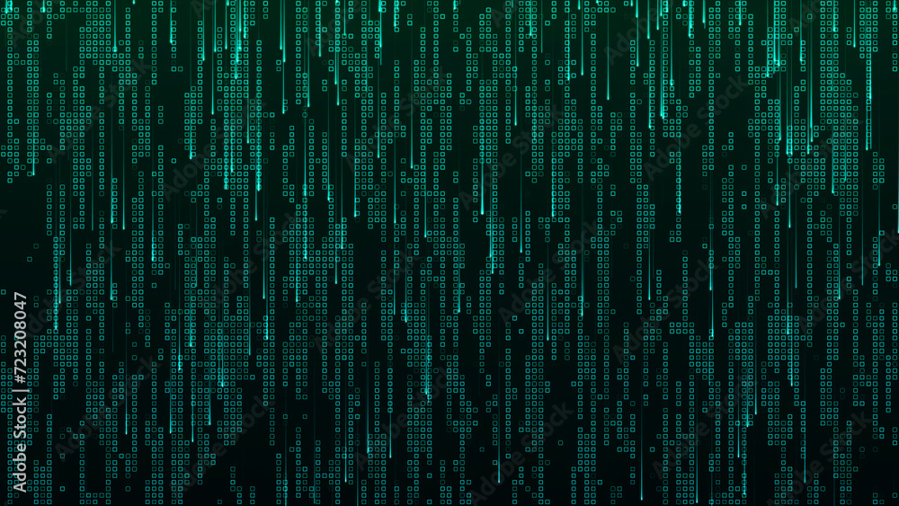 Real seamless abstract background of green squares. Abstract gradient background. Background for web design. Small square simple computer mosaic blocks. 3d rendering. Real seamless abstract background of green squares. Abstract gradient background. Background for web design. Small square simple computer mosaic blocks. 3d rendering.