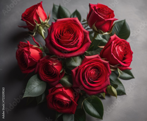 Gift a bouquet of roses to show your love to someone special. For Valentine s Day - Ai generated