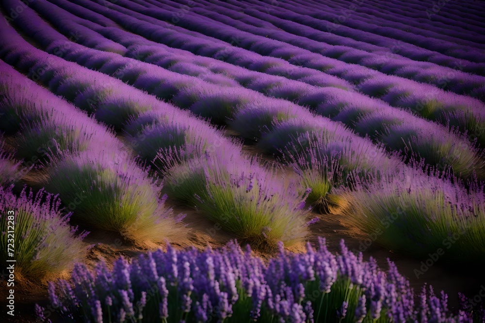 Obraz premium lavender field region