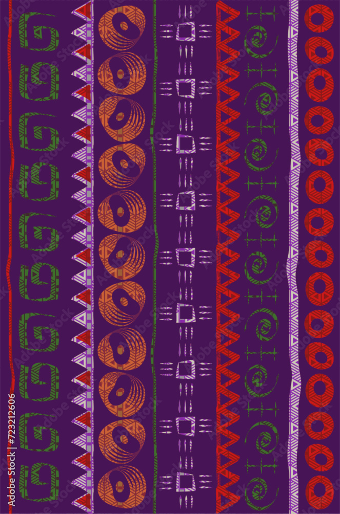 African Print fabric, Ethnic handmade ornament for your design, tribal pattern motifs geometric element. Vector background texture, afro textile Ankara fashion style. Pareo wrap dress, carpet batik African Print fabric, Ethnic handmade ornament for your design, tribal pattern motifs geometric element. Vector background texture, afro textile Ankara fashion style. Pareo wrap dress, carpet batik